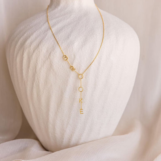 Layla initial necklaces