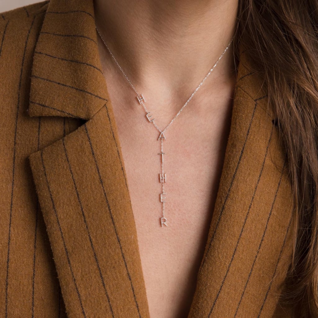 Layla initial necklaces