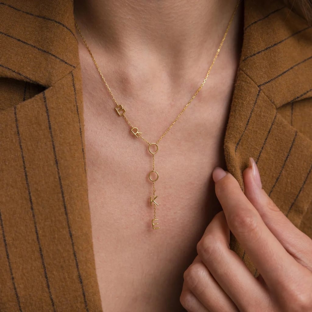 Layla initial necklaces