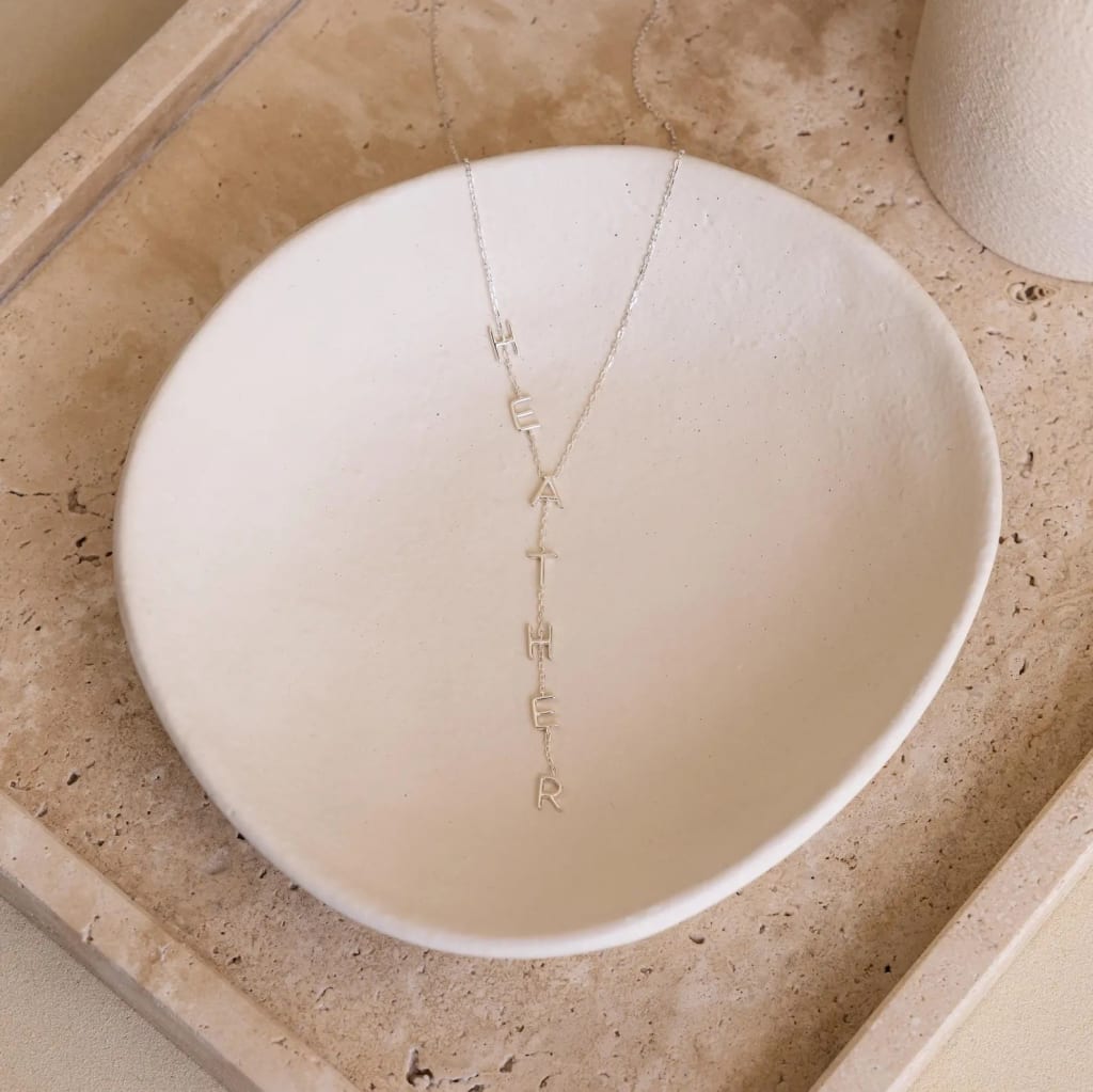 Layla initial necklaces